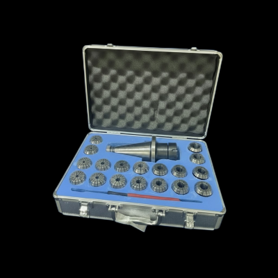 Maleta com Jogo de Pinça ER-40 + Mandril + Chave de Garra - BT40